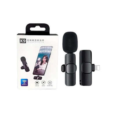 Microfone de Lapela K9 Sem fio