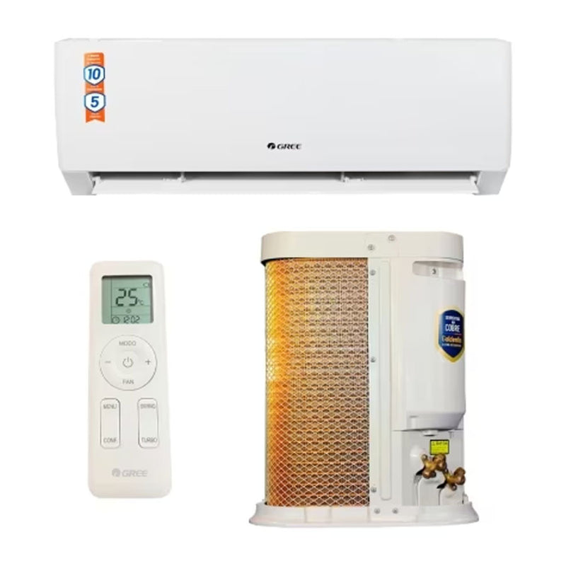 Ar-Condicionado Split Inverter 12000 BTUs Gree G-Top High Wall Só Frio GWC12AGC-D3DNA4J 220V