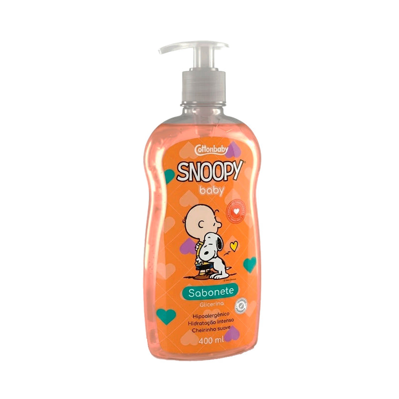 Sabonete Liquido Cotton Baby Snoopy Baby Glicerina - 400ml