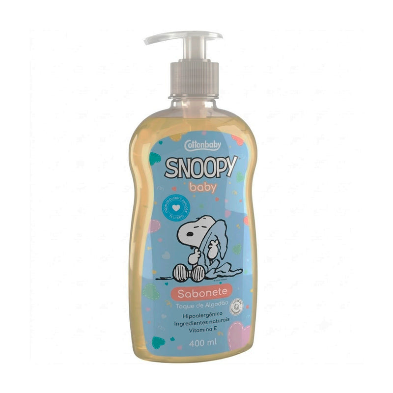 Sabonete Líquido Cottonbaby Snoopy Baby Toque de Algodão - 400ml
