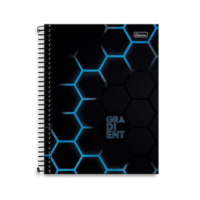 Caderno 10 Matérias Gradient Sortido - Cadersil