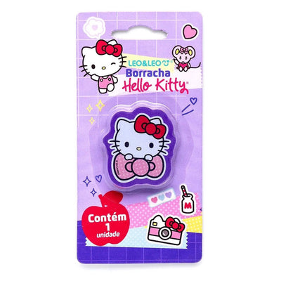 Borracha Escolar Personagem Hello Kitty Blister - Leo & Leo