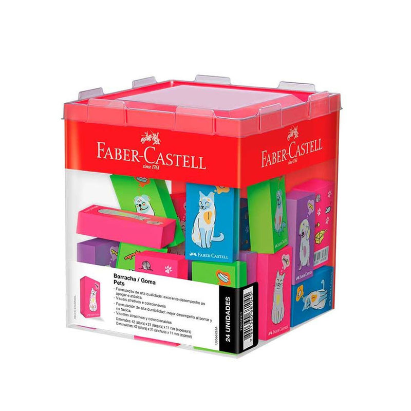 Borracha Pets Sortidas - Faber Castell