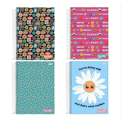 Caderno Universitário 15 Matérias Capa Dura 240 Folhas Stella Jandaia - Capas Sortidas