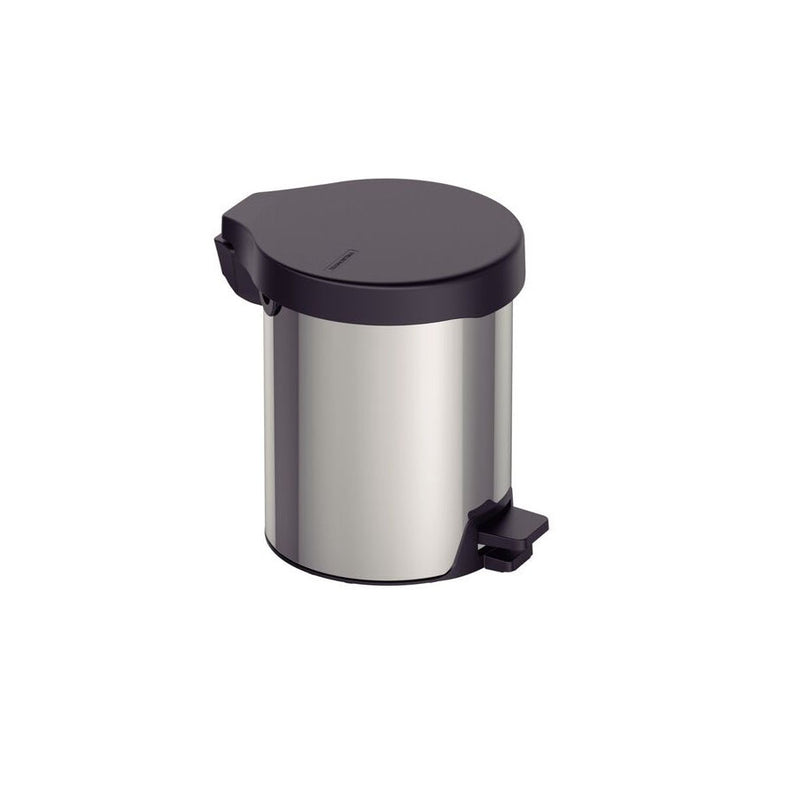 Lixeira com Pedal New Tramontina em aço inox com acabamento polido 5 L
