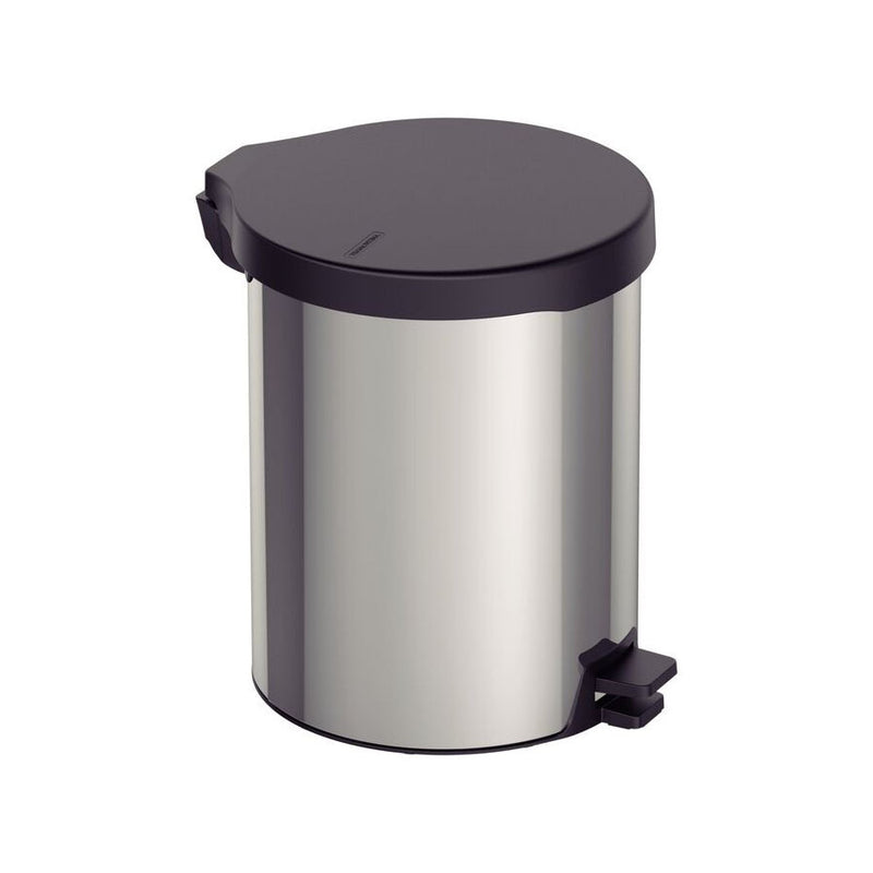 Lixeira com Pedal New Tramontina em aço inox com Acabamento Polido 12 L