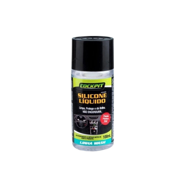Silicone Automotivo Líquido Cockpit 100ml - Rodabrill