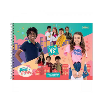 Caderno esp cd cartografia romeu e julieta 80 folhas - Tilibra