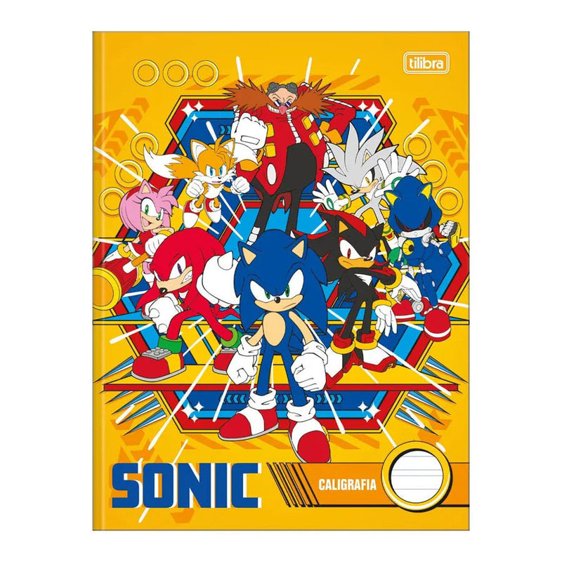 Caderno Caligrafia Sonic 40 Folhas Brochura - Tilibra