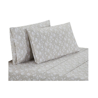 Jogo de Cama AZ King 3 Peças 100% Poliester - Brisa Natural
