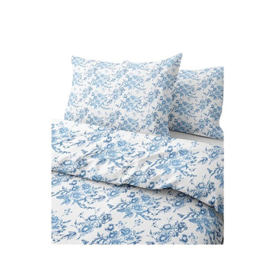 Jogo de Cama AZ Casal 100% Algodão 4 Peças Encanto Floral.