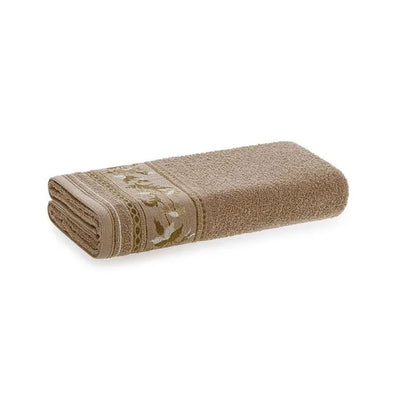 Toalha Banho Karsten 0,70 X 1.40 Cm Flora Taupe