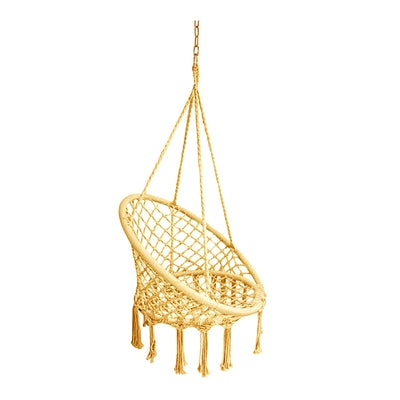 Cadeira Suspensa Decorativa Balanço Artesanal Macramê