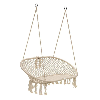 Cadeira Suspensa Decorativa Balanço Artesanal Macramê