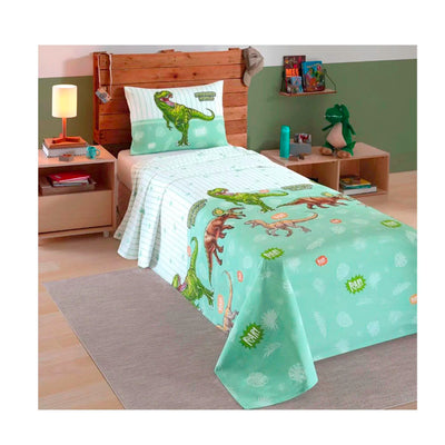 Jogo de Cama Infantil Priori Dinossauro 3 Peças