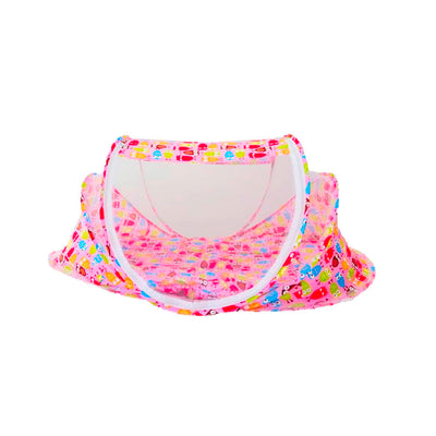 Ninho para Bebê Mosqueteiro azul e rosa - 110x60cm