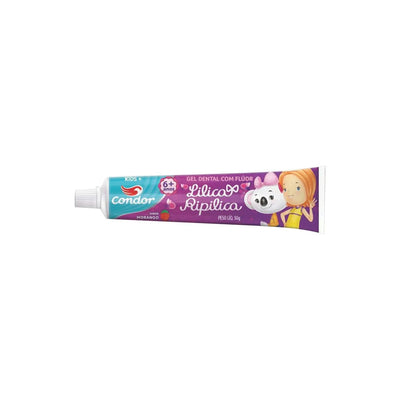 Gel Dental com Flúor Morango Lilica Ripilica Kids Caixa 50g - Condor