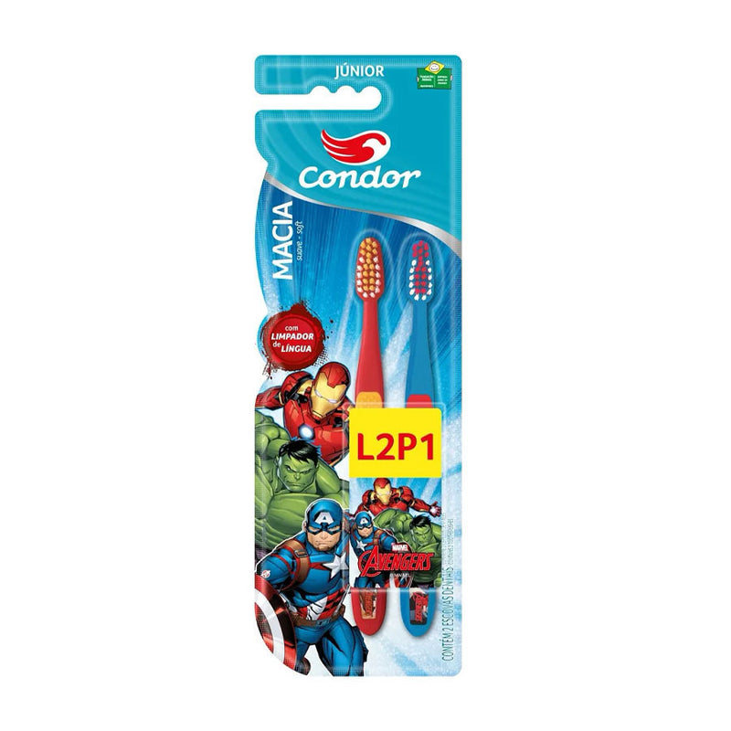 Escova de Dente Condor Junior Avengers