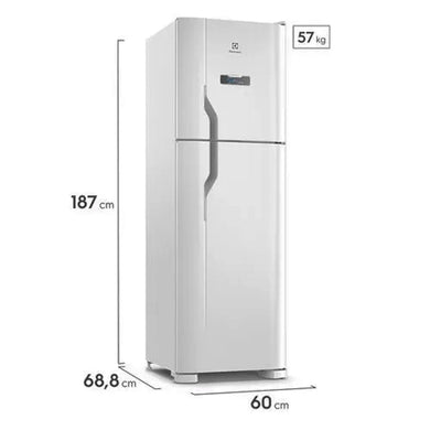 Geladeira Electrolux Frost Free 400L Efficient Turbo Freezer Duplex Branca - 127 V
