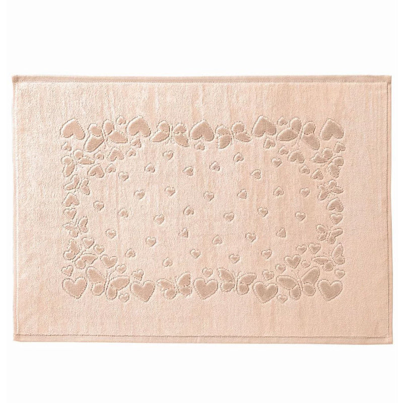 Toalha De Piso Dohler Jacquard Romance Aveludada