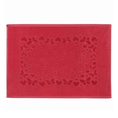 Toalha de Piso Döhler Romance Rosê 70X50CM