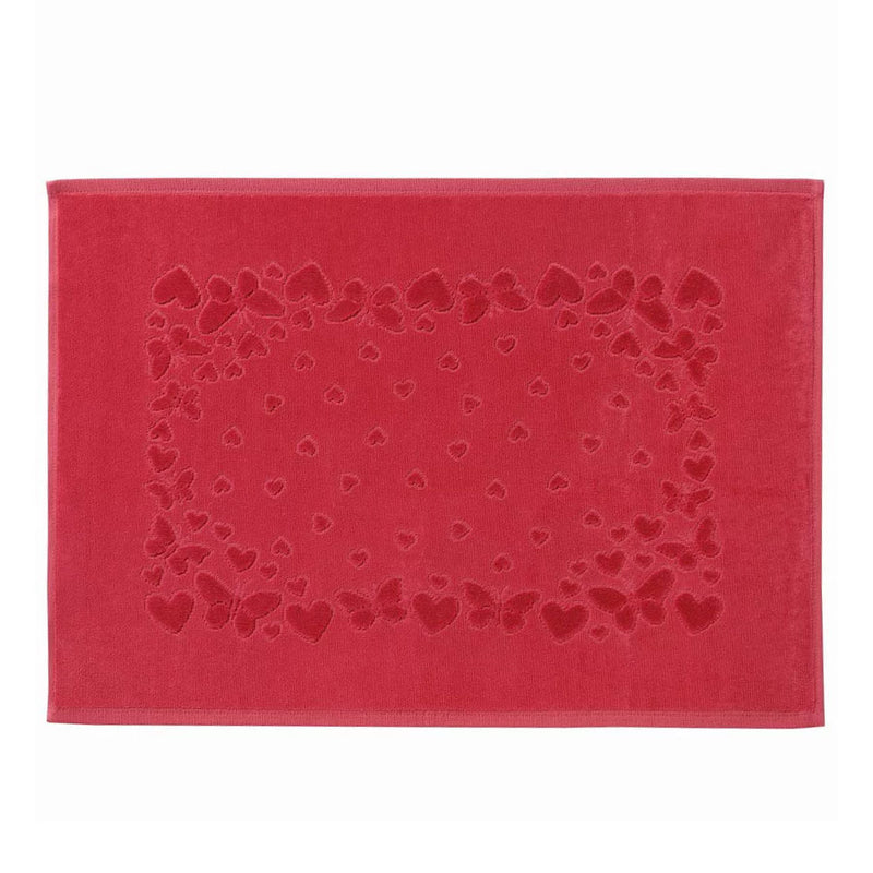Toalha de Piso Döhler Romance Rosê 70X50CM
