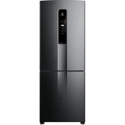 GELADEIRA ELECTROLUX FROST FREE INVERTER 490L COM AUTOSENSE INVERSE BLACK INOX LOOK (IB7B) 127 V