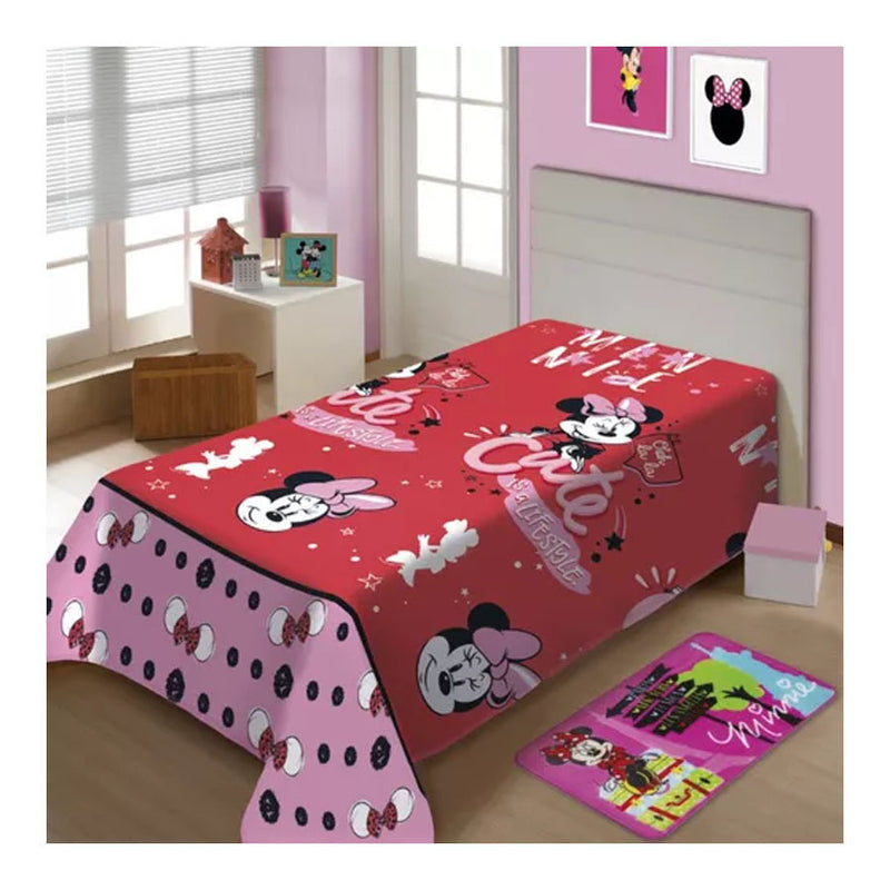Manta Micro 200x150 Fun Não Alérgica Mickey Mouse