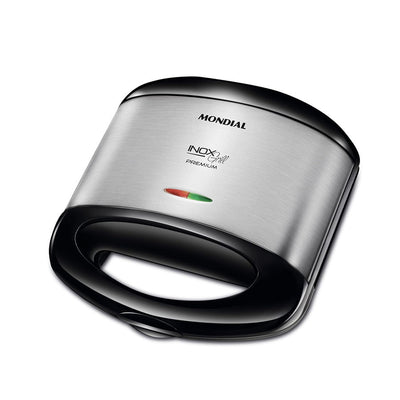 Grill e Sanduicheira Premium Mondial Preto/Inox 800W 110V
