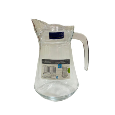 Jarra de Vidro Redonda com Tampa 1,6L