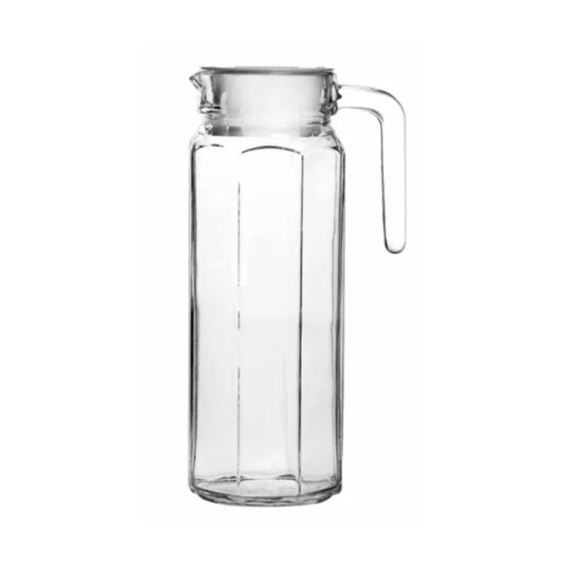 Jarra de Vidro Redonda com Tampa 1.7L