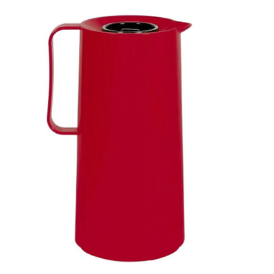Garrafa Bule Térmico Em Plástico Haus Vermelho 1 Litro