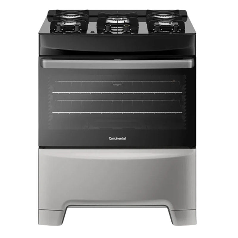 Fogão 5 Bocas Continental Preto Automático (FC5GS) Premium - Bivolt