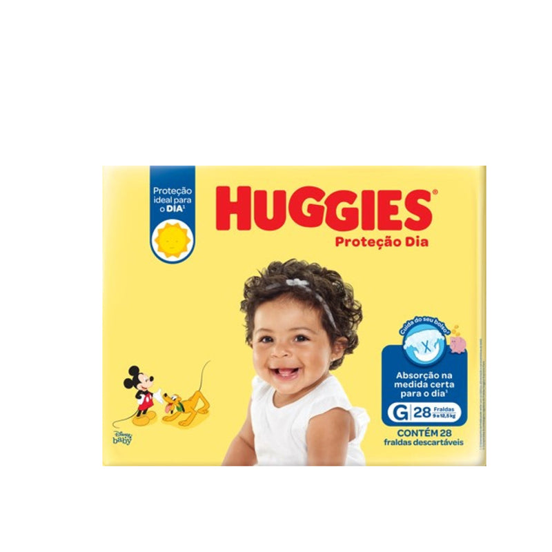 Fralda Huggies Protege Dia G Jumbo 28 Unidades