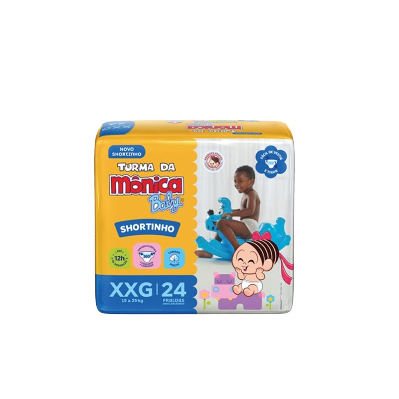 Fralda Turma da Monica Baby Jumbo XG - 20 Unidades