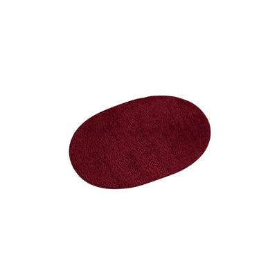 Tapete Comfort Oval 50x75 cm Vermelho.