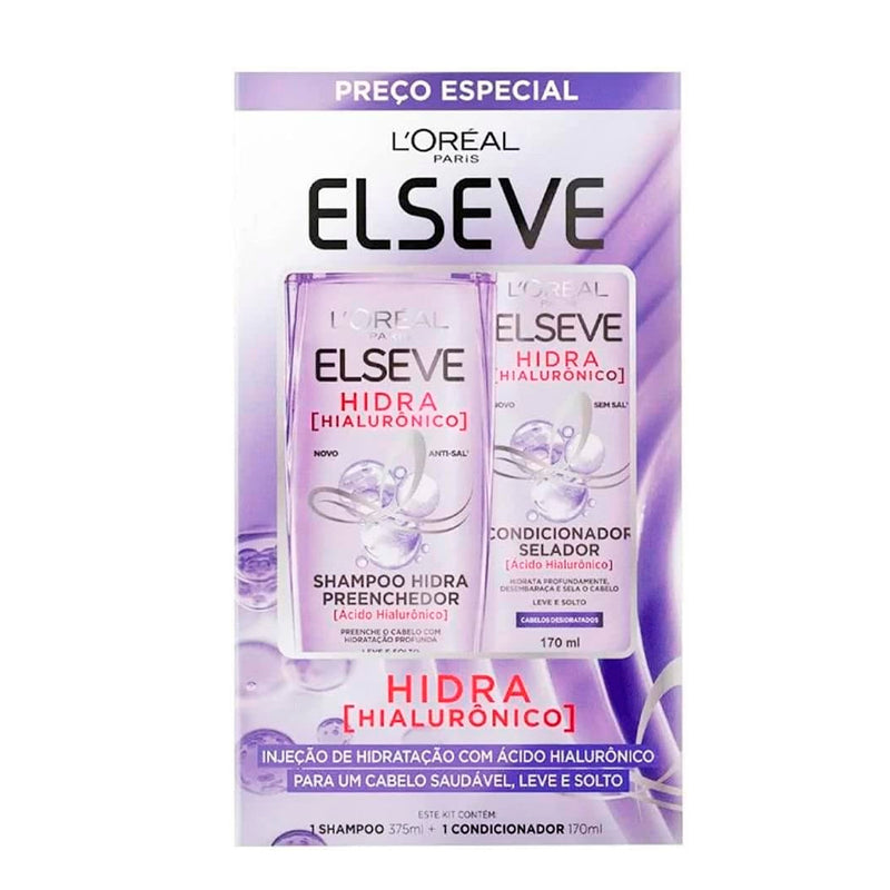 KIT ELSEVE HIDRA HIALURÔNICO SHAMPOO + CONDICIONADOR