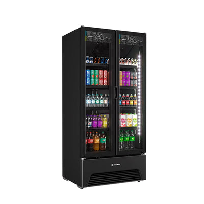 Refrigerador Expositor Porta Dupla Slim - 752L VB70AHB008 All Black 127v