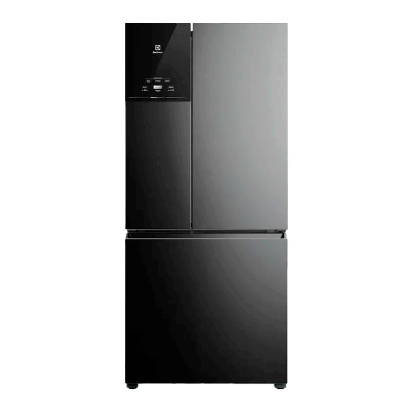 Geladeira Electrolux Frost Free French Door Inverter 590L Inox Preta 110v IM8B