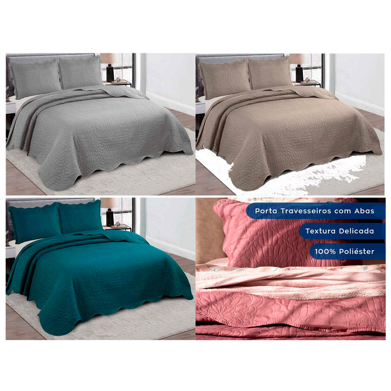 Colcha Aurora Camesa Super King 280x300 - Sortido