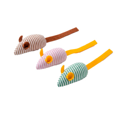 Brinquedo Ratinho para Pets – Kit com 3 Unidades