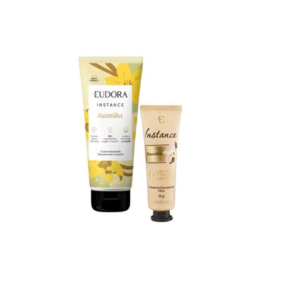 Kit Eudora Instance Baunilha 180ml + Creme de Mãos