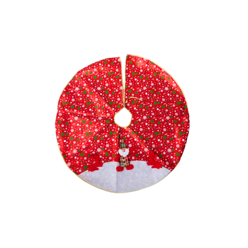 Saia Para Àrvore de Natal Vermelha