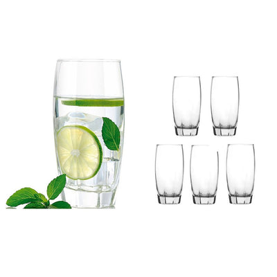 Jogo de Copos de Vidro 6 Peças Florence 365ml Deli