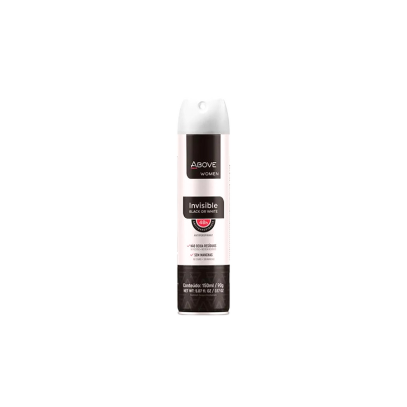 Desodorante Antitranspirante Above Invisible Women 150ml