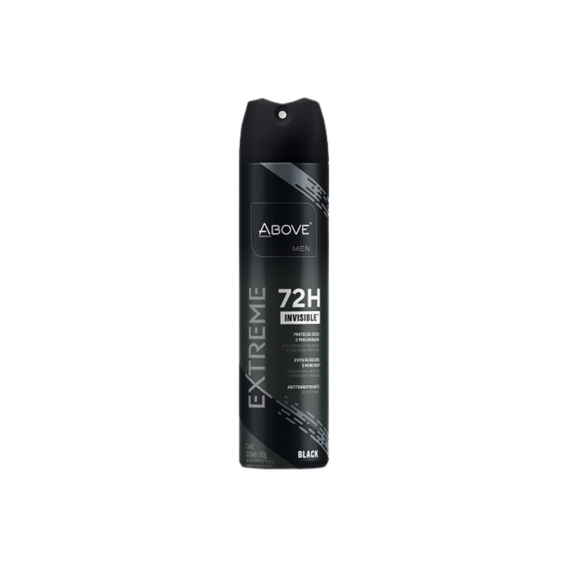 Desodorante Antitranspirante Above Extra Black 150ml