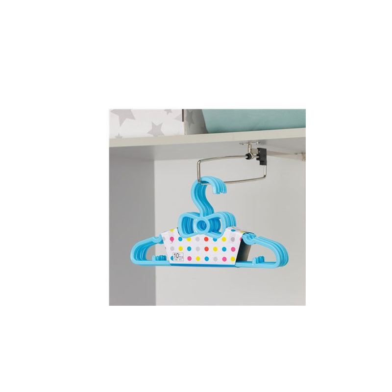 Kit Cabide Plastic 5 Peças 28X15Cm Laço