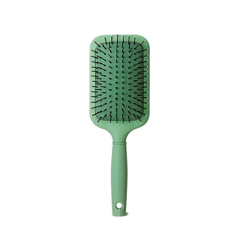 Escova de Cabelo Retangular Plast Verde 22,5CM