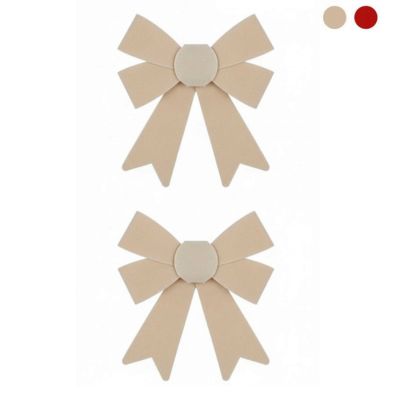 Laço Decorativo com Variação de Cores 2 Unidades - 17cm