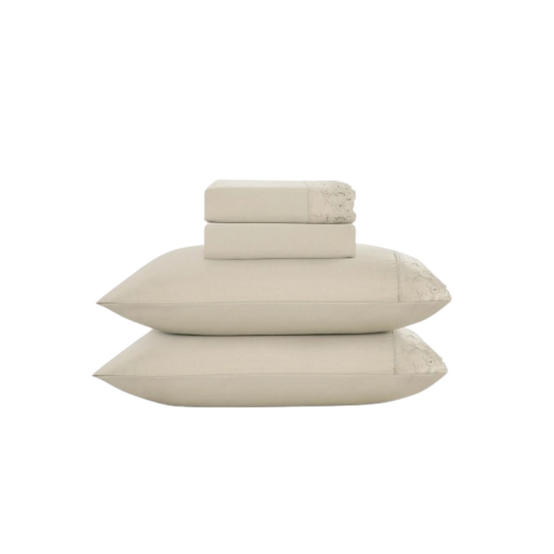 Jogo de Cama Queen Rendado Sortido Habitat